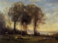 Cabreros en las islas Borromeas al aire libre Romanticismo Jean Baptiste Camille Corot